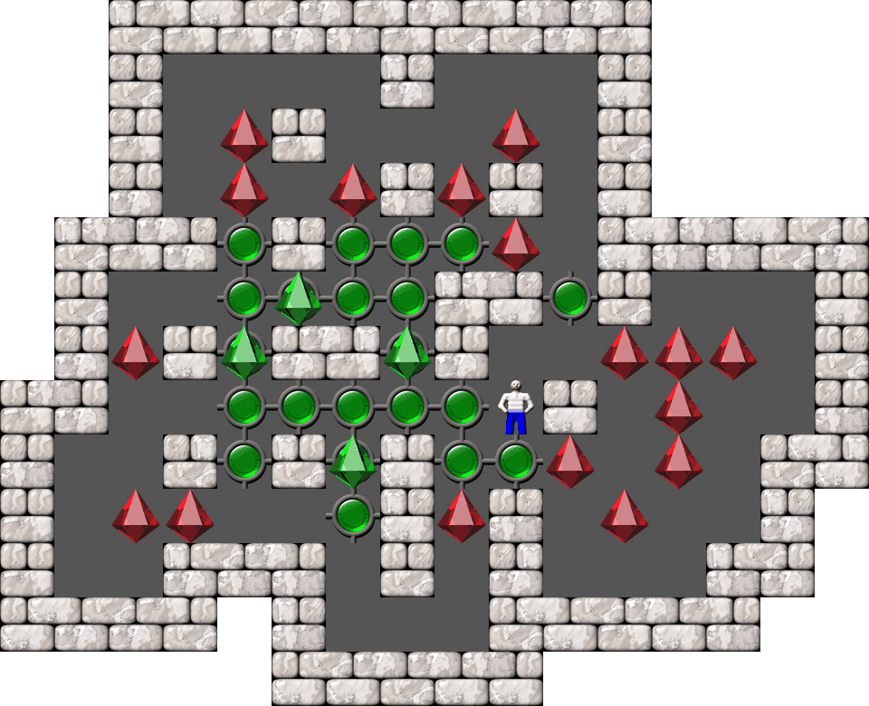 Сокобан Thinking Rabbit Arranged уровень 227